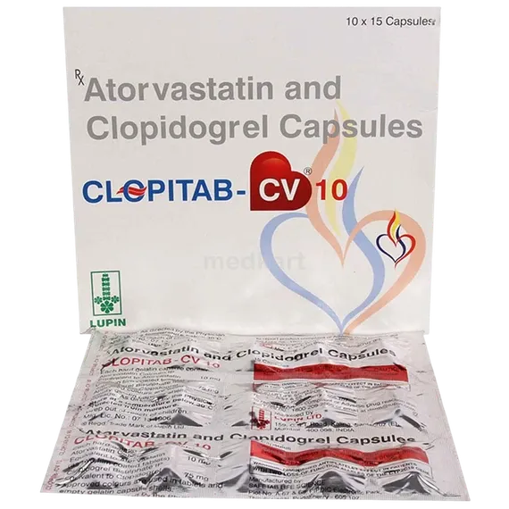 clopitab cv 10mg tablet 15's